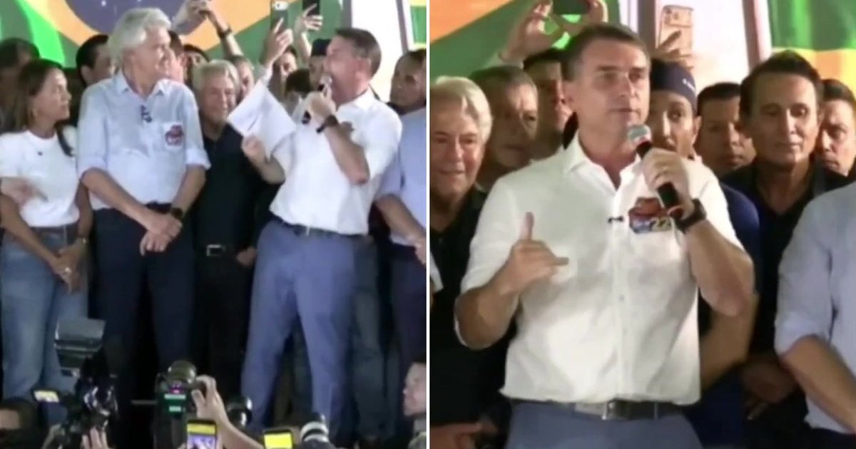 Flávio Bolsonaro recebe apoio de Caiado e promete “arregaçar com vagabundo” se for eleito