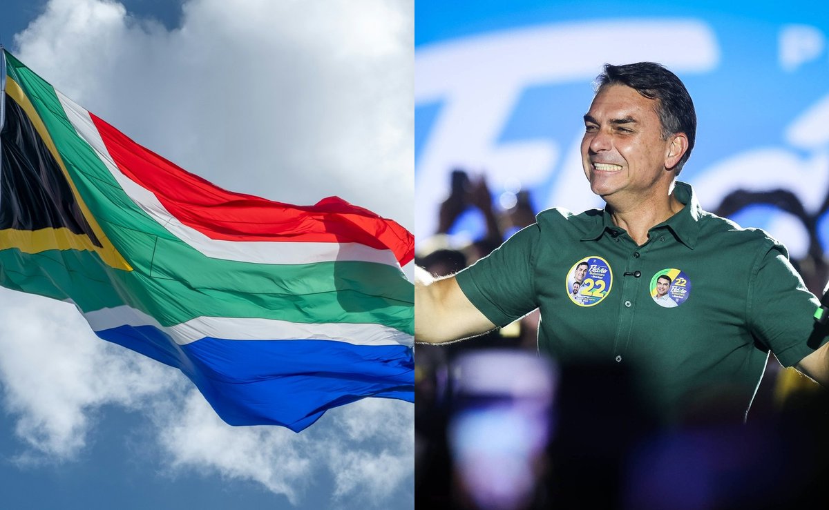 Flávio Bolsonaro vence Lula na África do Sul com 57,9% dos votos válidos no 2º turno