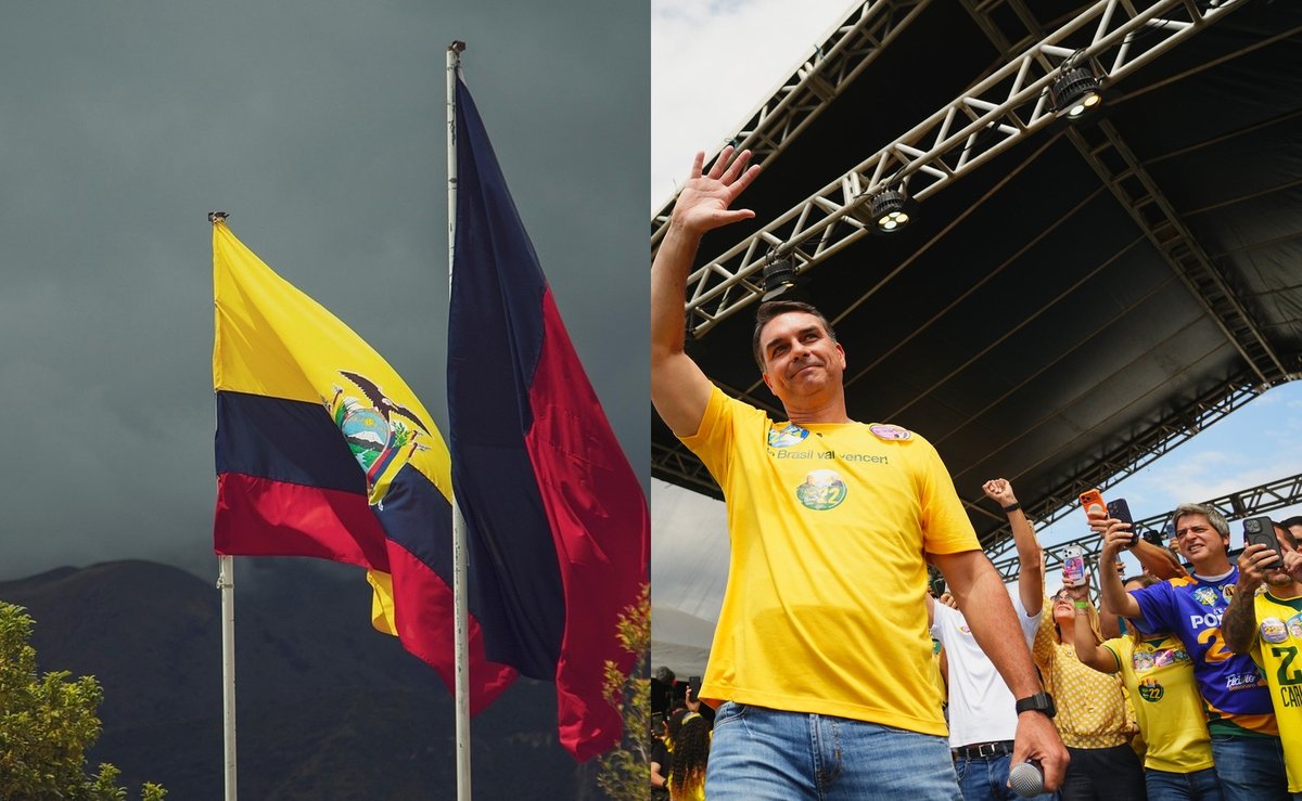 Flávio Bolsonaro vence Lula no Equador com 53,9% dos votos válidos no 2º turno
