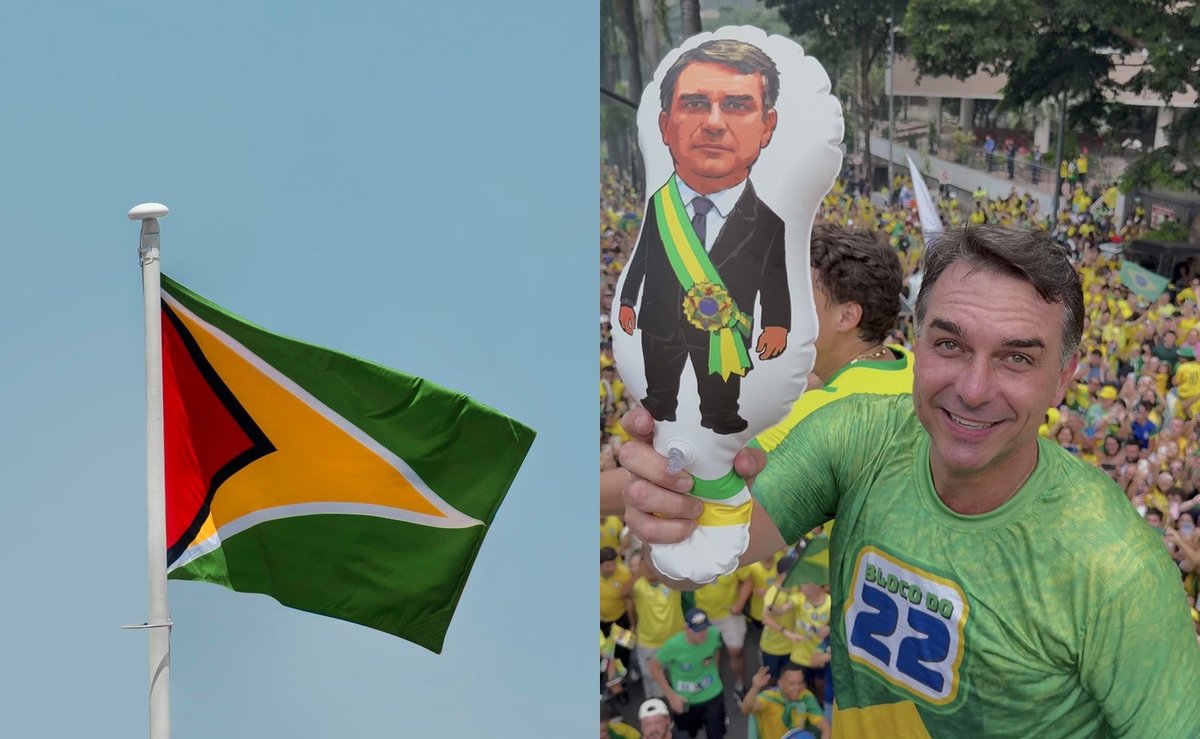 Flávio Bolsonaro vence Lula na Guiana com 85,5% dos votos válidos no 2º turno