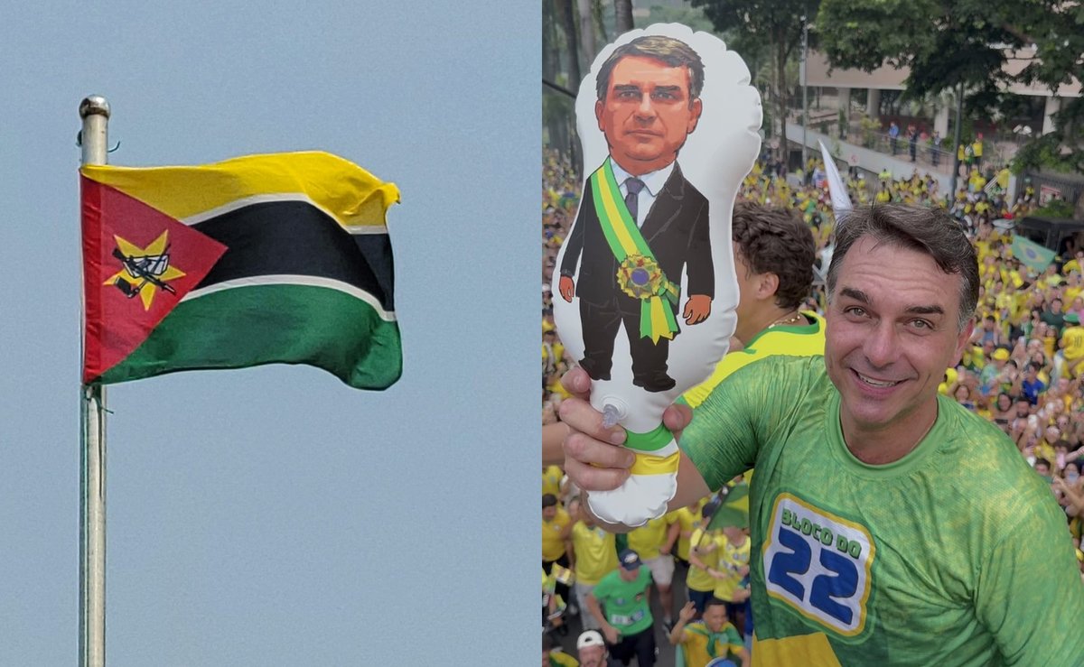 Flávio Bolsonaro vence Lula em Moçambique com 52,0% dos votos válidos no 2º turno