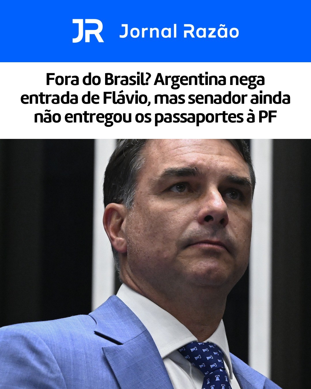 O senador Flávio Bolsonaro (PL-RJ)