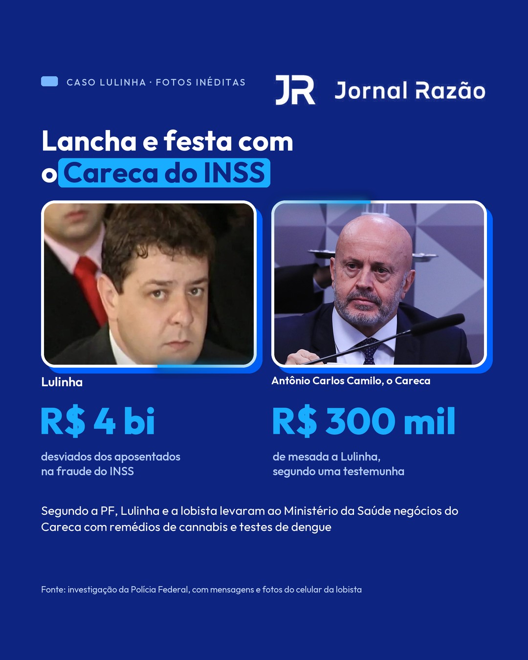 Lancha e festa com o Careca do INSS