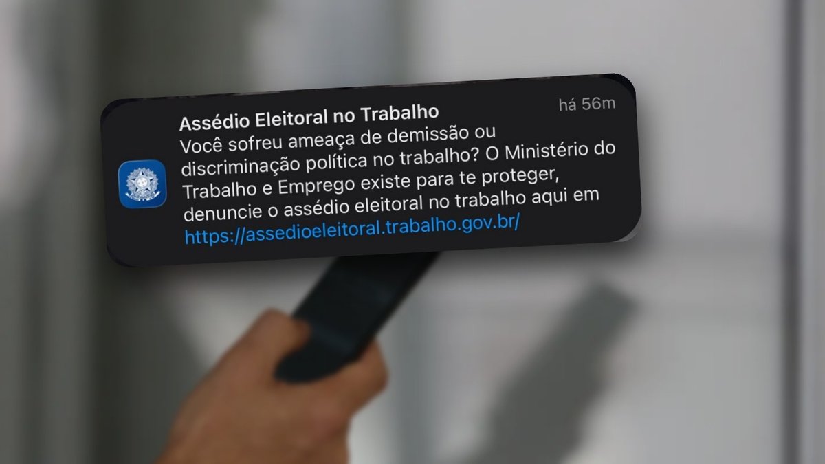 Governo Lula dispara alerta sobre assédio eleitoral no aplicativo da Carteira de Trabalho Digital