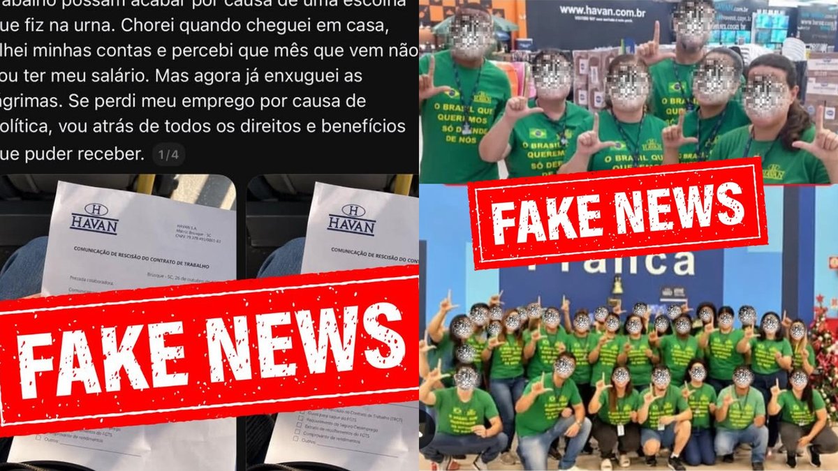 Funcionários da Havan fazendo o L e demissão por voto em Lula: Luciano Hang nega e diz que tudo foi criado com IA