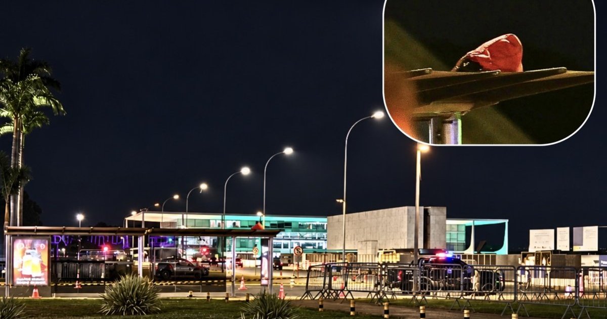 URGENTE: Homem tenta pular grade do STF, arremessa mochila e Esplanada é fechada por suspeita de bomba
