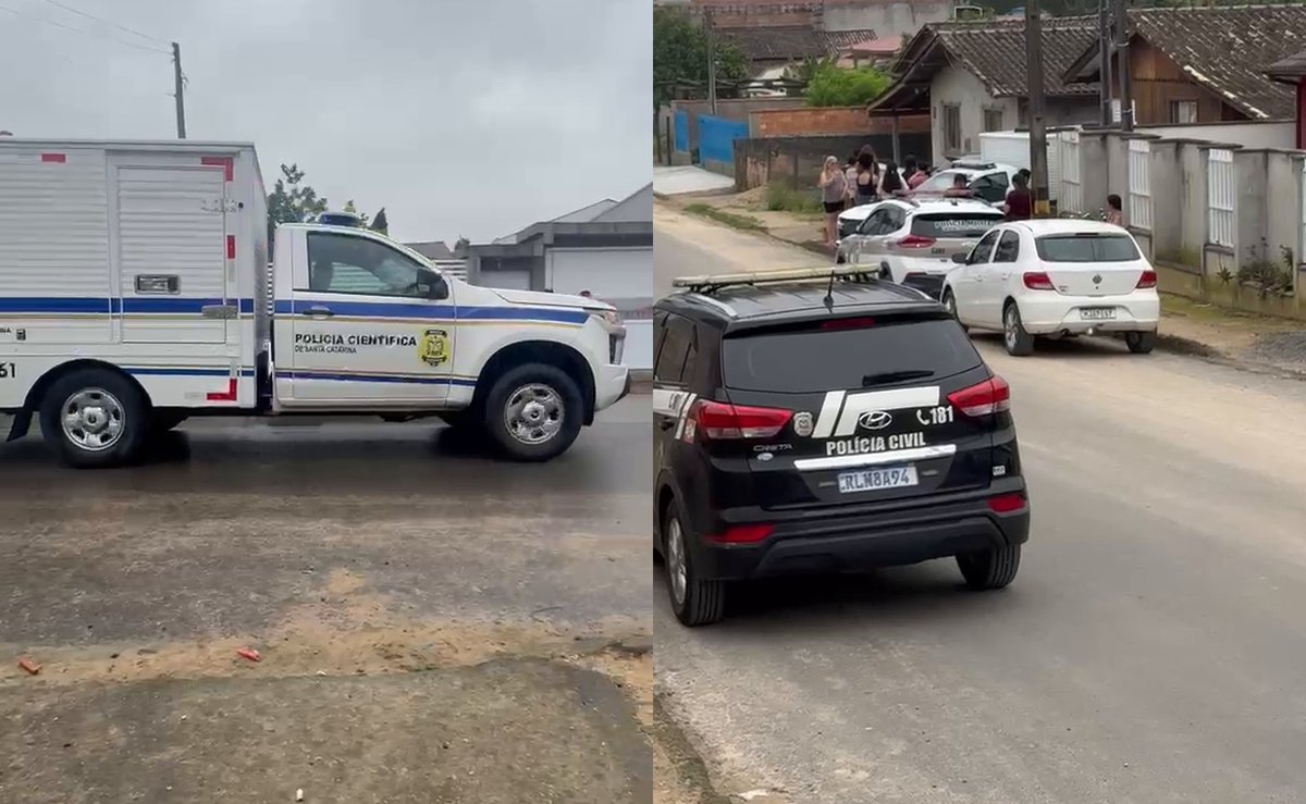 Homem em surto invade casa em SC e morre após chutar espelho e se ferir sozinho