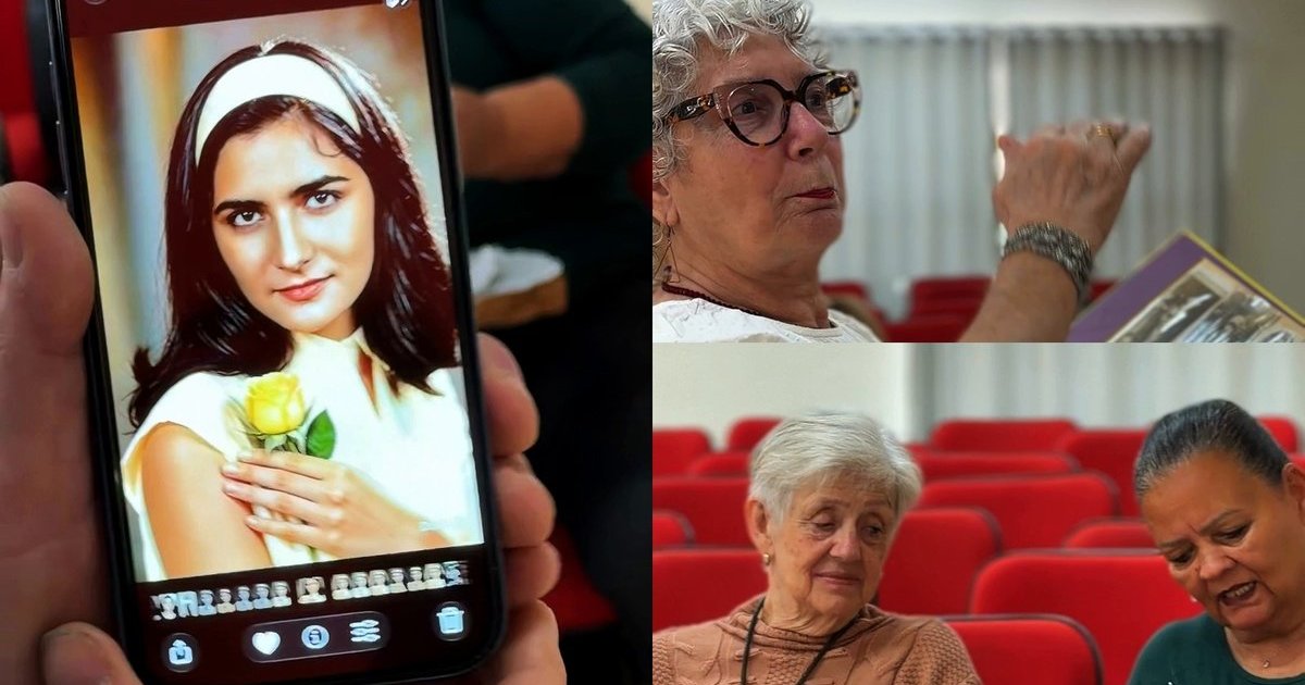 Idosos usam inteligência artificial para restaurar fotos antigas de família em SC