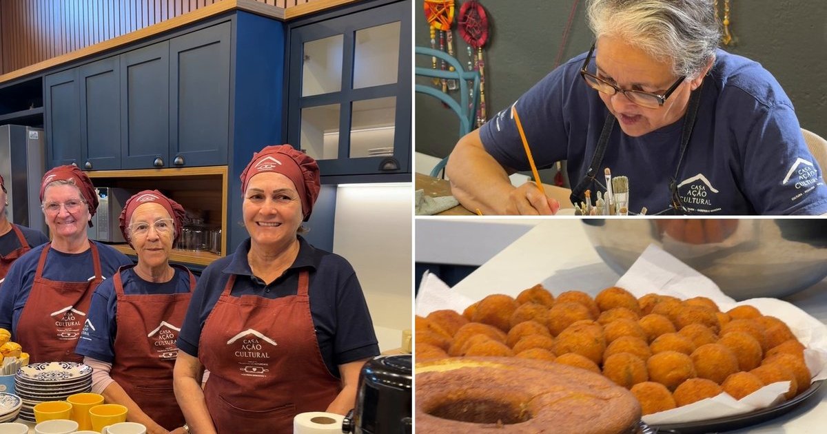 Cerca de 100 idosos trocam o sofá por pintura, crochê e cozinha afetiva em Tijucas