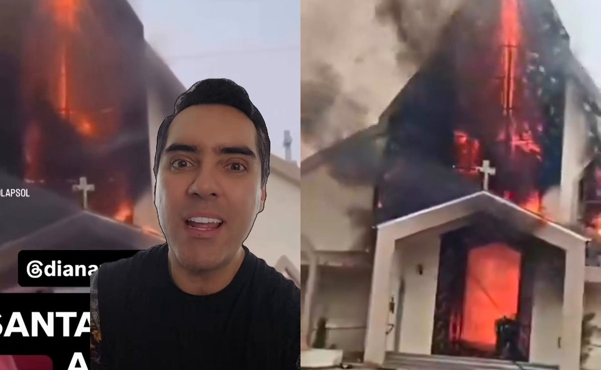 Deputado federal eleito pelo PT usa incêndio em igreja de SC para espalhar fake news contra Flávio Bolsonaro