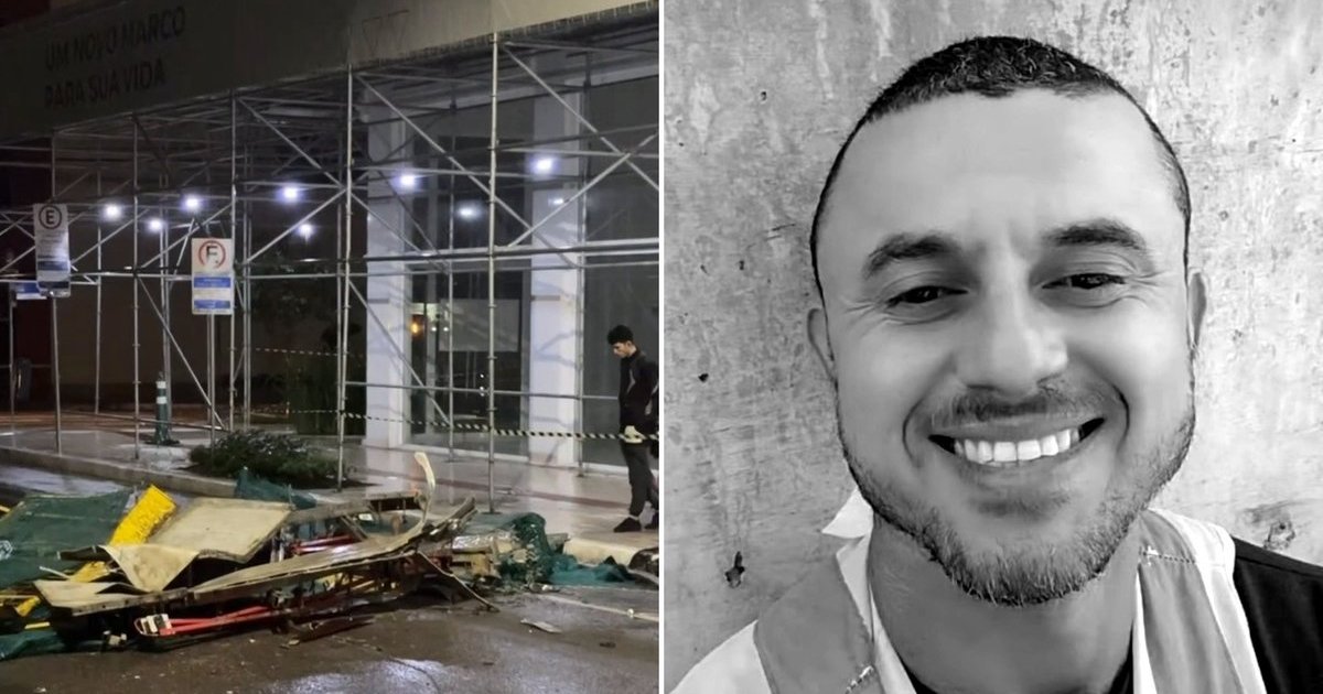 Andaime despenca do 49º andar, trabalhador de 37 anos cai 60 metros e morre em Balneário Camboriú