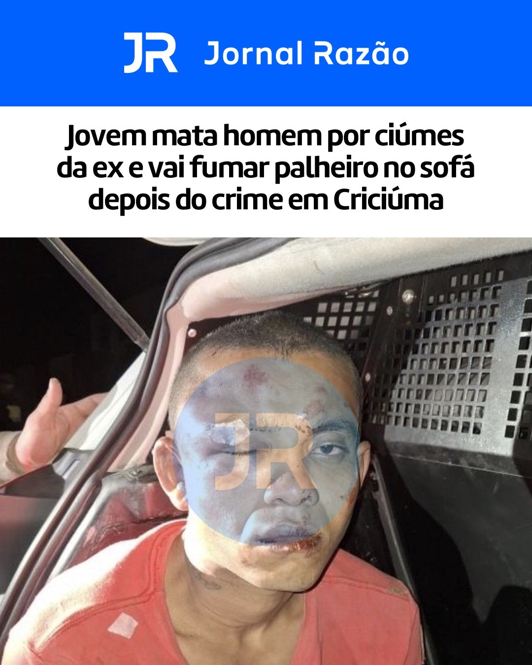 Nilson da Cruz Junior, de 21 anos, confessou o crime e foi preso