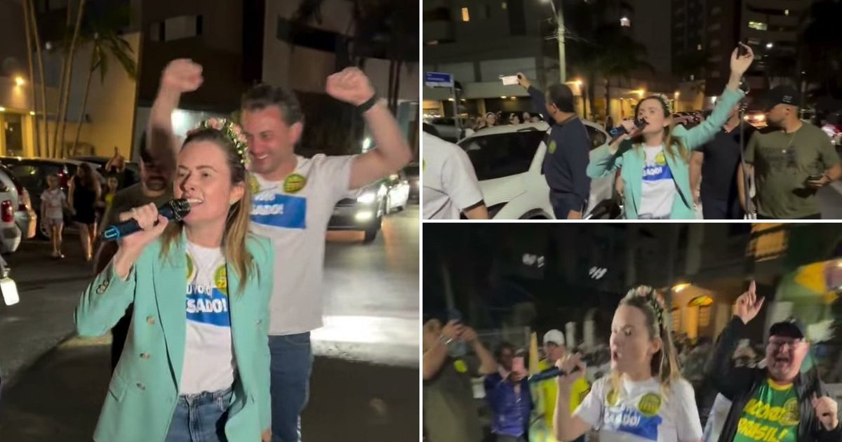“É histórico!”: Julia Zanatta explode de alegria na rua ao passar de 560 mil votos em SC