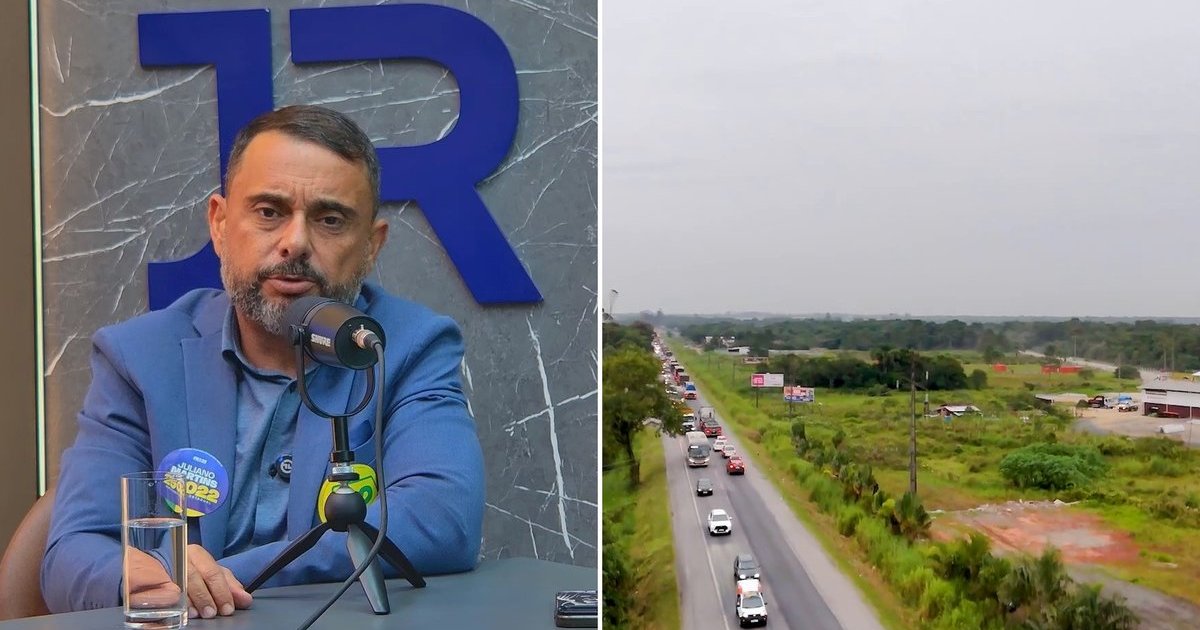 Juliano Martins diz que São Francisco do Sul está com “522 anos de atraso” e cobra duplicação da BR-280