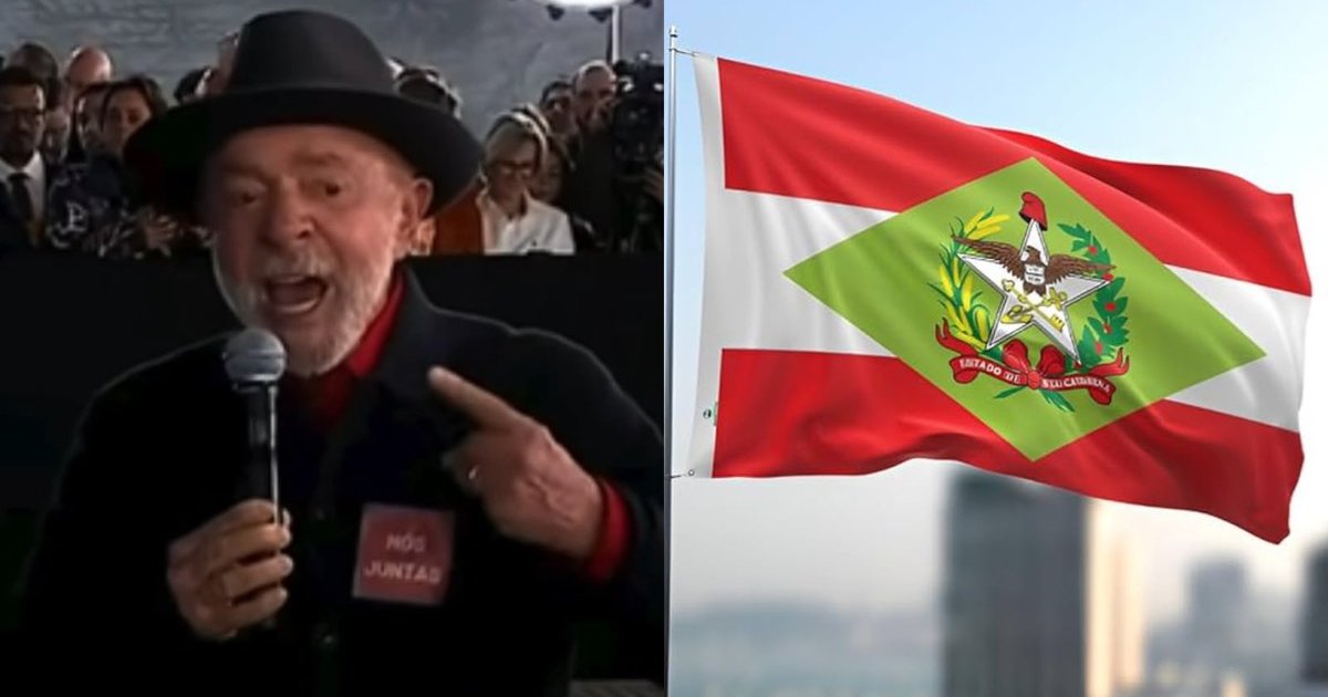 Lula faz 25% dos votos em SC e tem desempenho pior que os 29% do 1º turno de 2022
