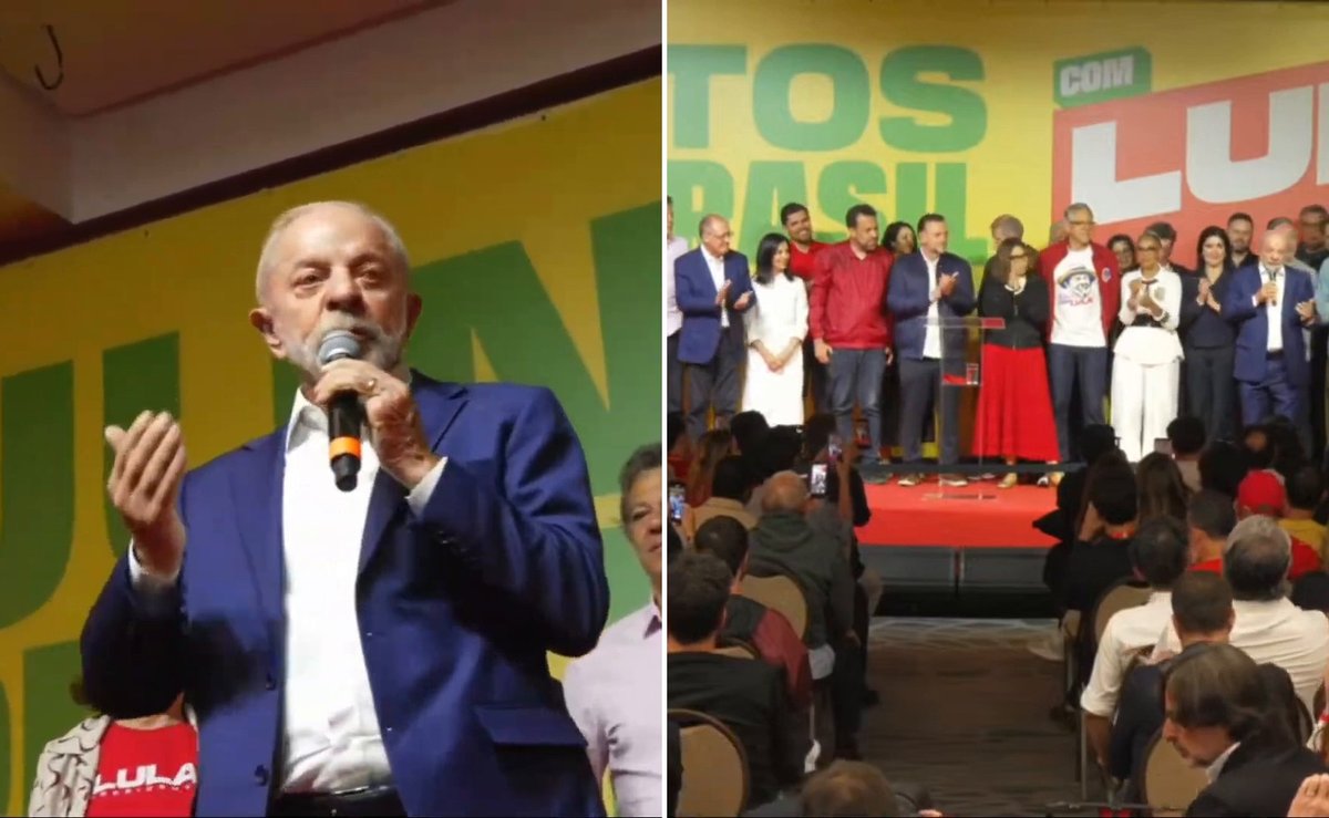 Lula admite que estava convencido de que venceria no primeiro turno e lamenta: “Mas não ganhei”