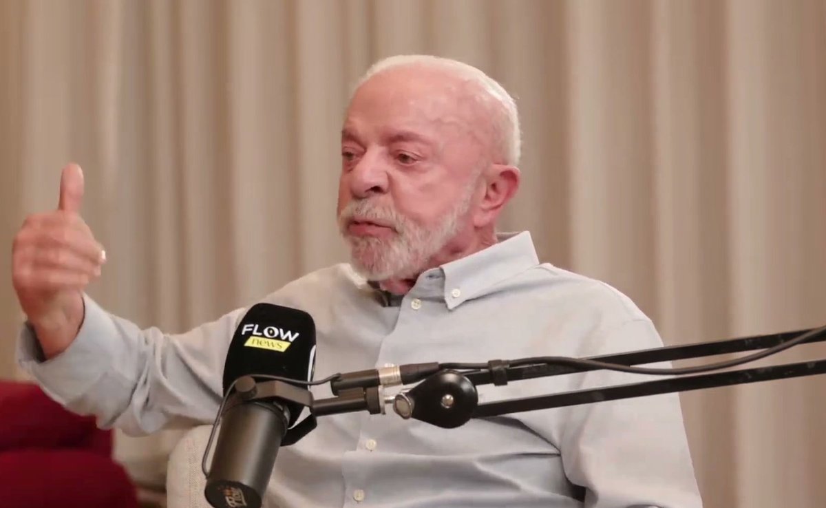 Lula chama Flávio Bolsonaro de vira-lata e traidor da pátria logo depois de dizer que trata “todo mundo com respeito”
