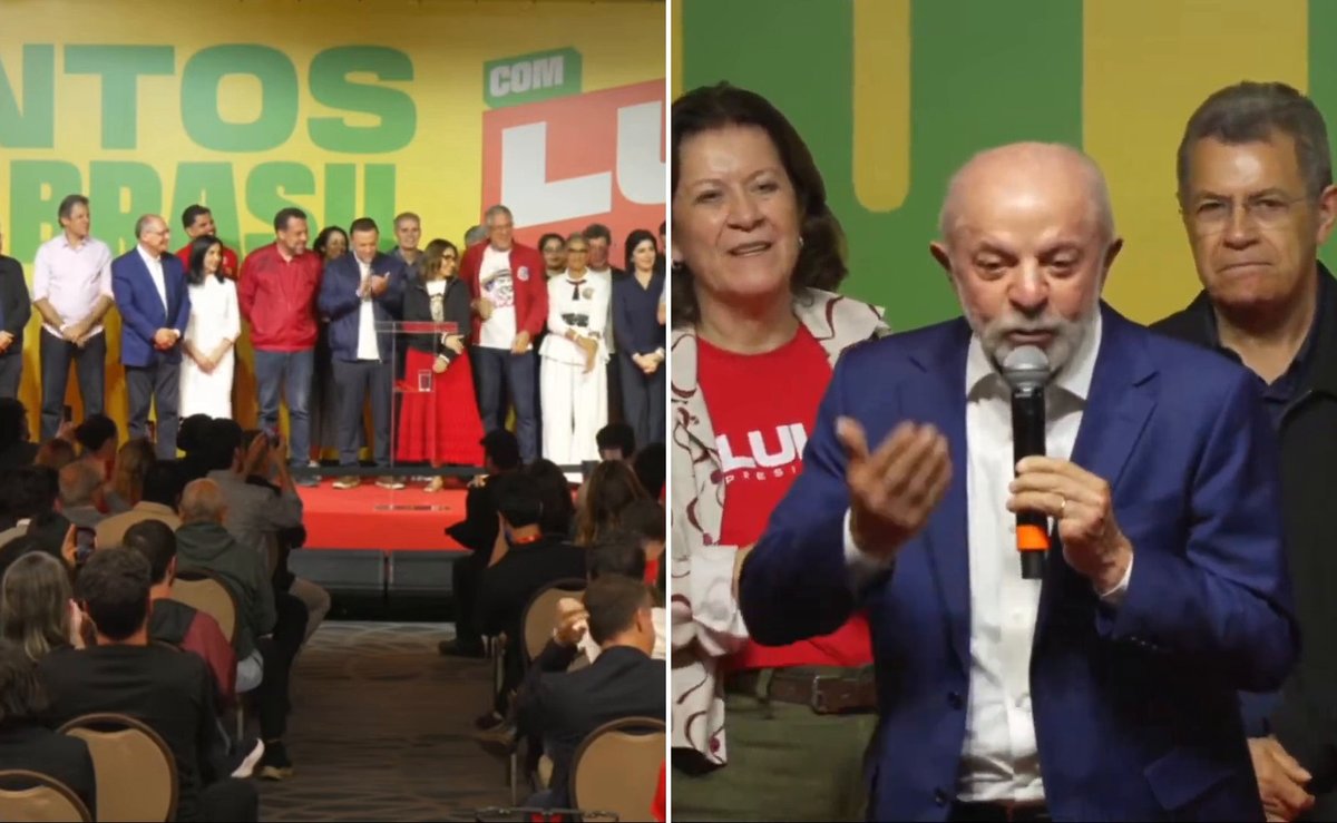 “O povo gosta que eu dispute o segundo turno”, diz Lula após não vencer no primeiro turno