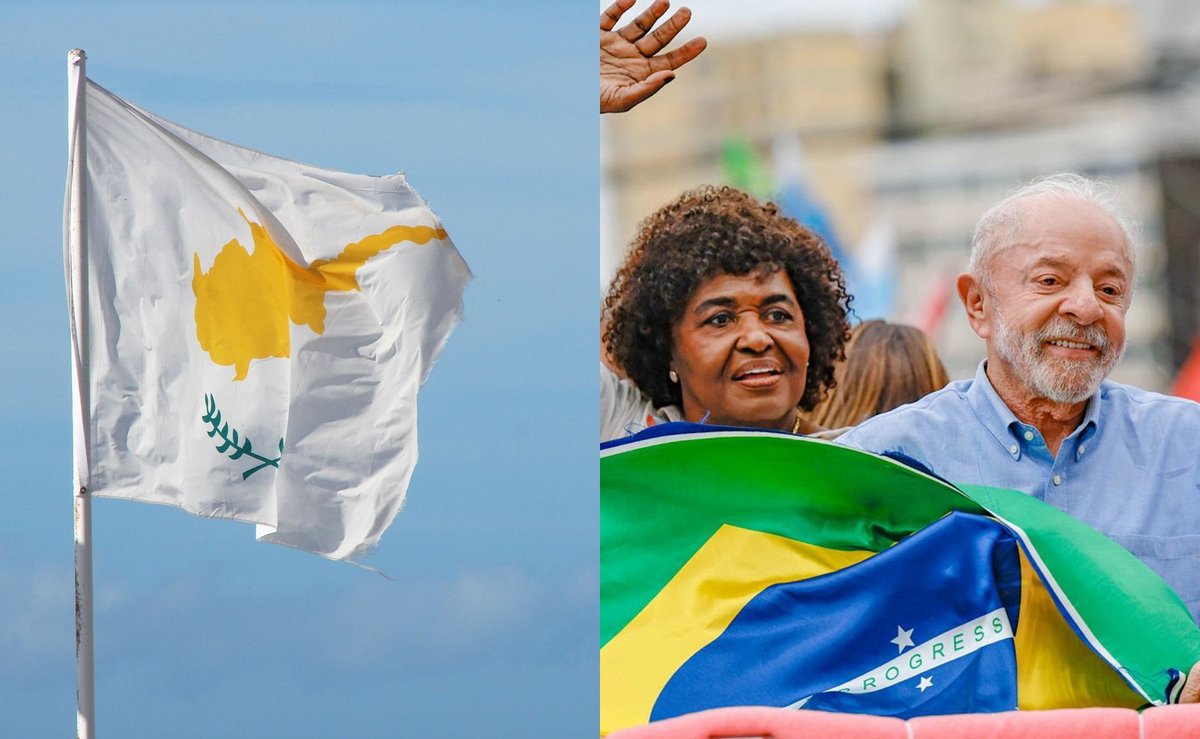 Lula vence Flávio Bolsonaro no Chipre com 53,7% dos votos válidos no 2º turno