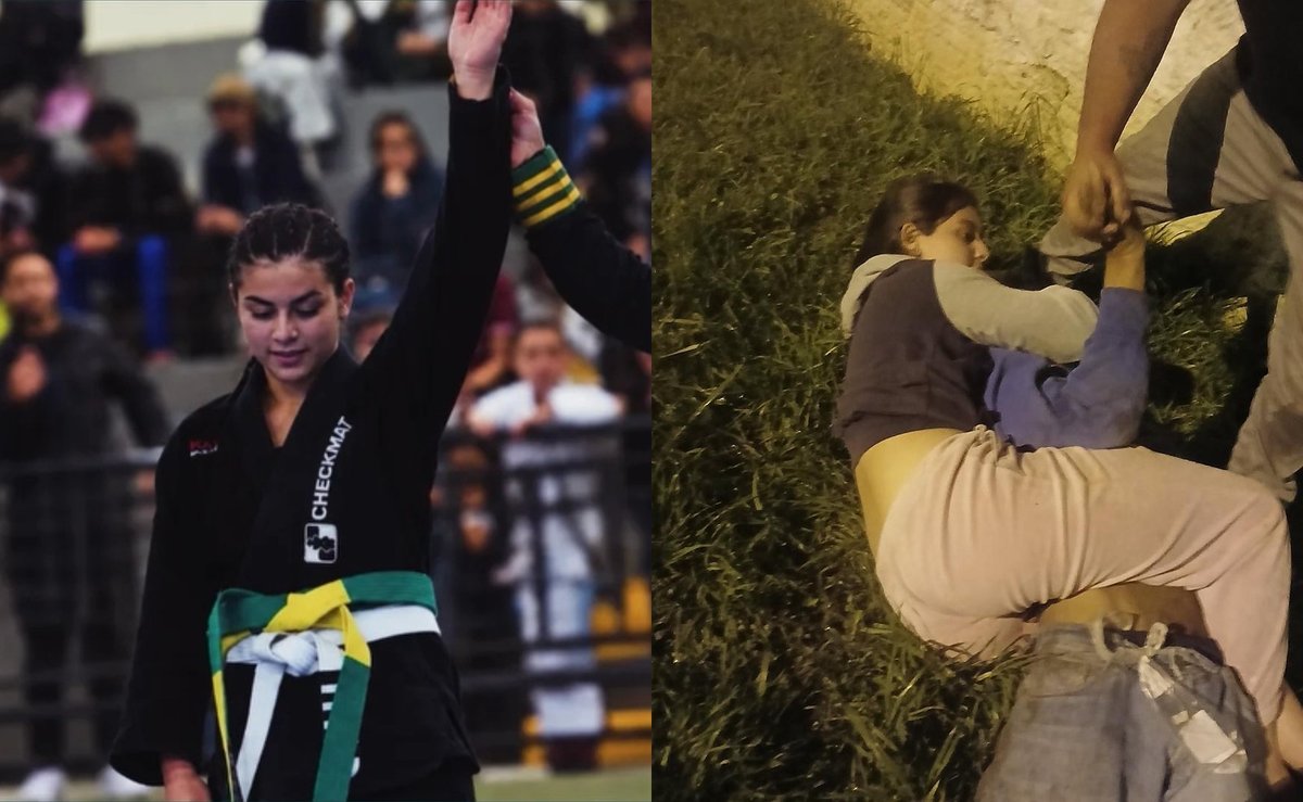 Menina de 14 anos usa jiu-jitsu e imobiliza homem que invadiu a casa da família e deu soco na mãe em SC