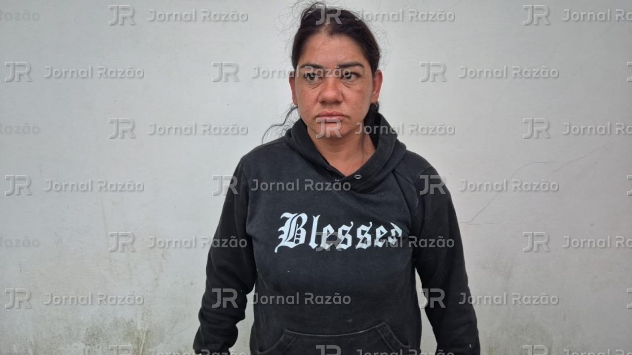Marcelina Paula Rodrigues, presa em flagrante