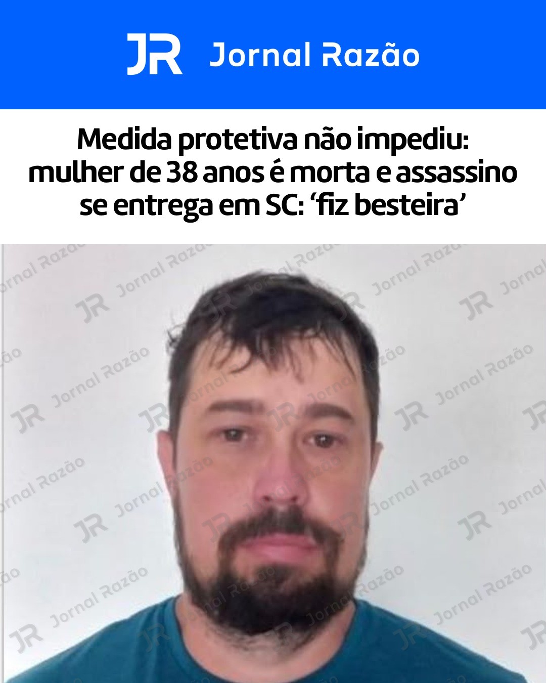 Lorinei Morais, de 37 anos, se entregou à PMSC em Presidente Castello Branco