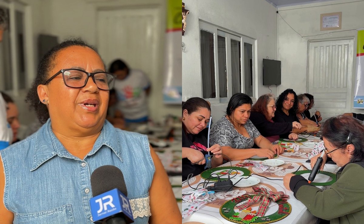 Itajaí tem 20 oficinas gratuitas de artesanato no bairro Cordeiros, com todo o material incluído