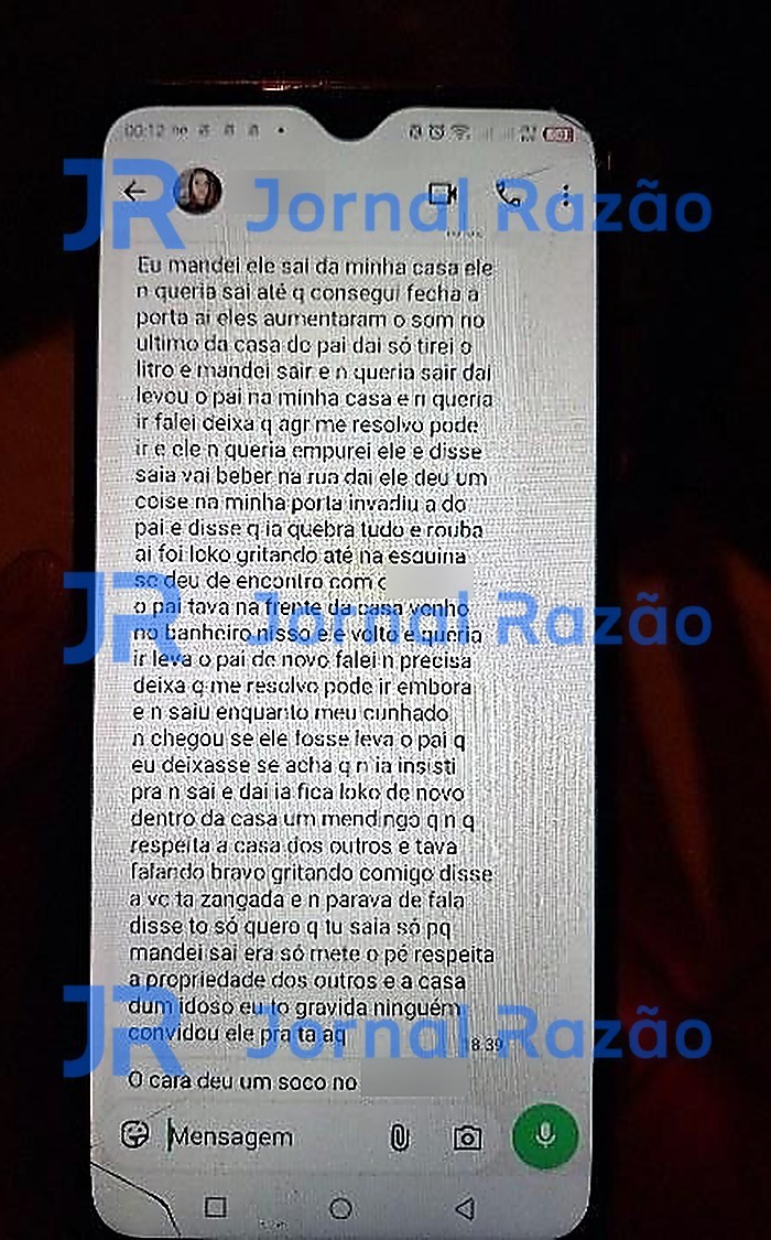 Conversa da jovem com um amigo dias antes do crime, parte 4