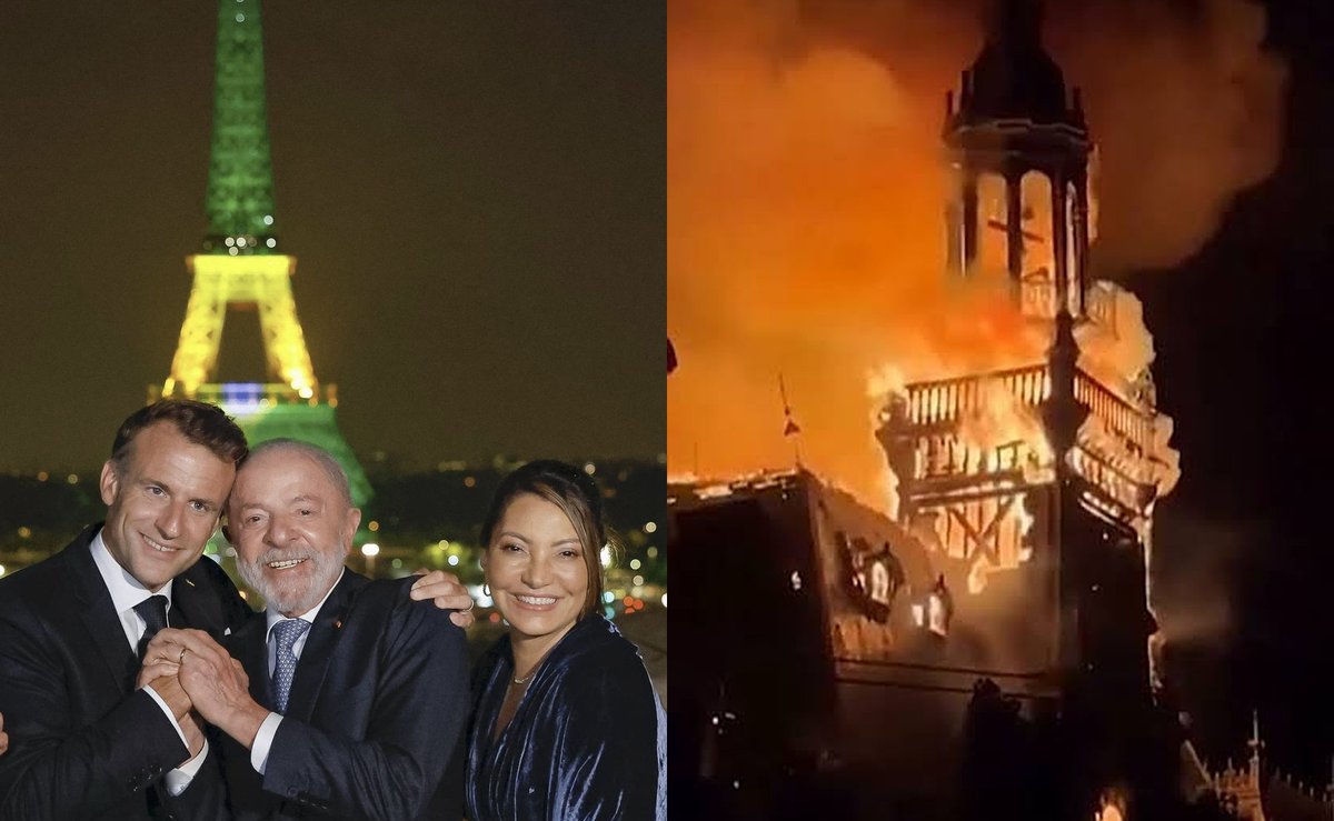 Paris em chamas: 84% dos brasileiros que votaram na França ignoram o caos da esquerda e escolhem Lula