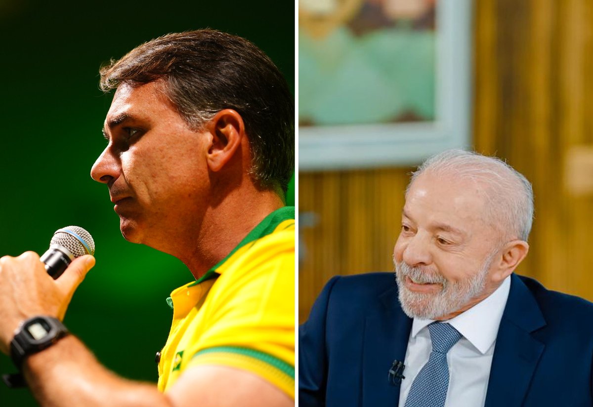 A seis dias do 2º turno, Flávio Bolsonaro tem 49,8% contra 47,6% de Lula em pesquisa AtlasIntel