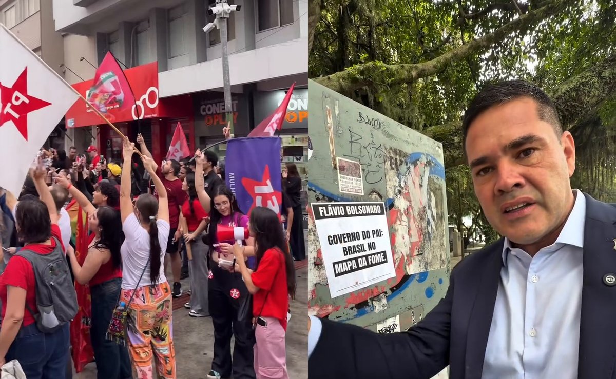 “Aqui não tem vagabundo”: petistas vestem a carapuça e vão às ruas de Itajaí rebater o prefeito no grito