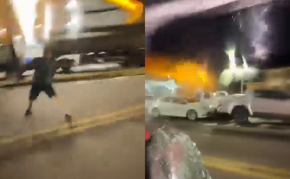 Petistas xingam e debocham de apoiadores de Flávio, têm o vidro do carro estourado e pedem polícia em SC