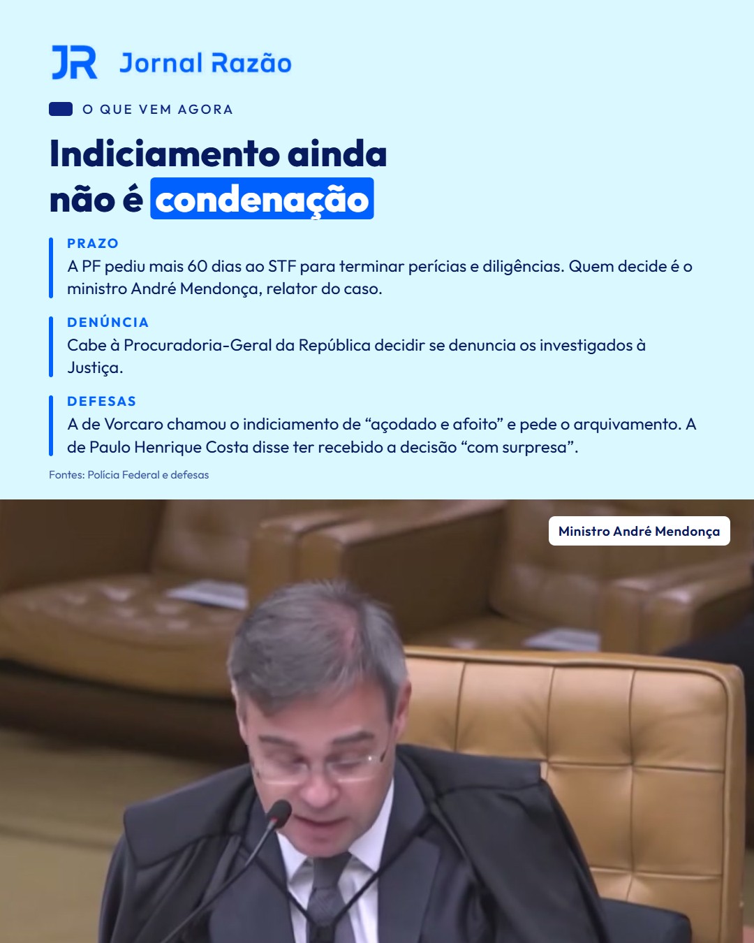 O que vem agora: prazo, denúncia e defesas