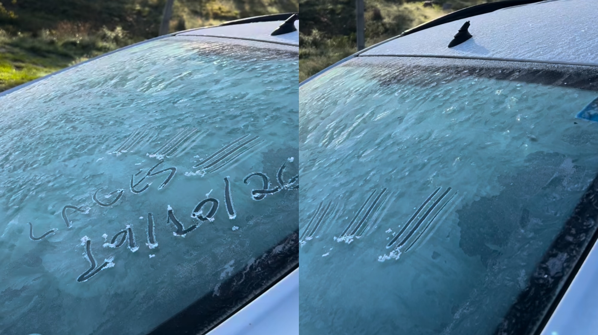 VÍDEO: Geada pinta os campos de branco em manhã de primavera em Lages