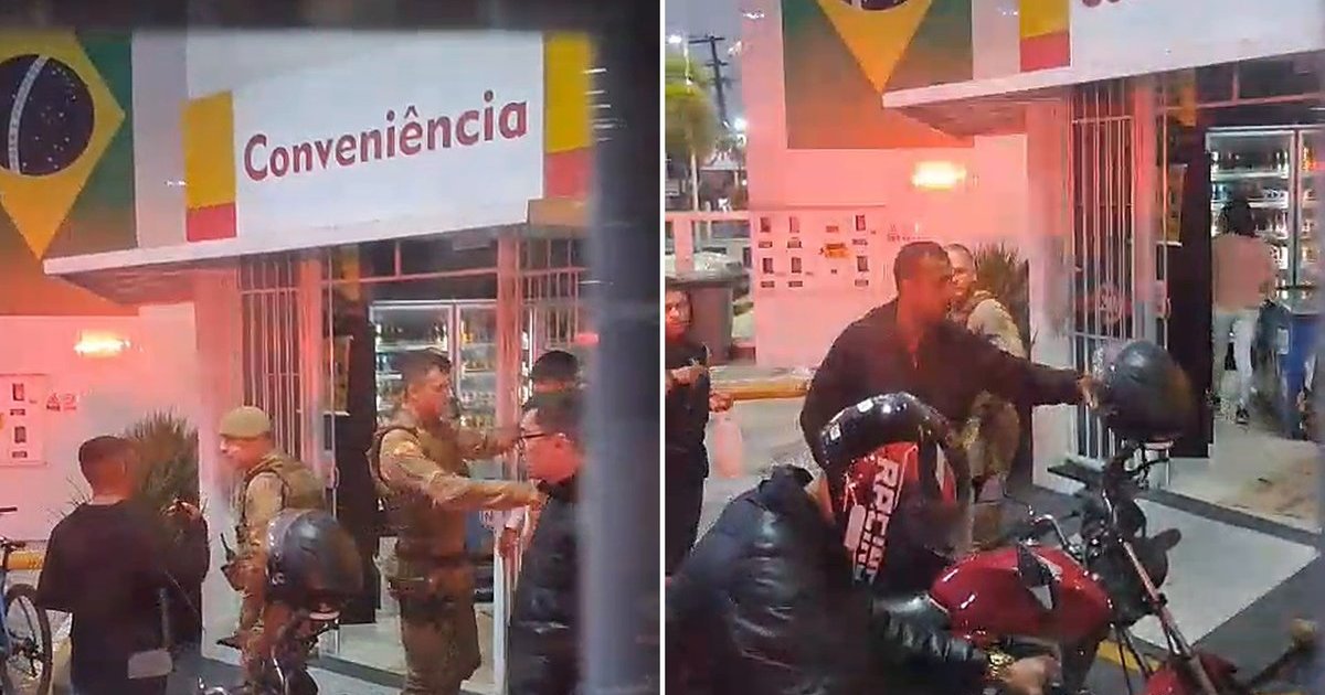 PMSC acaba com balbúrdia em conveniência de posto e moradores agradecem em Florianópolis