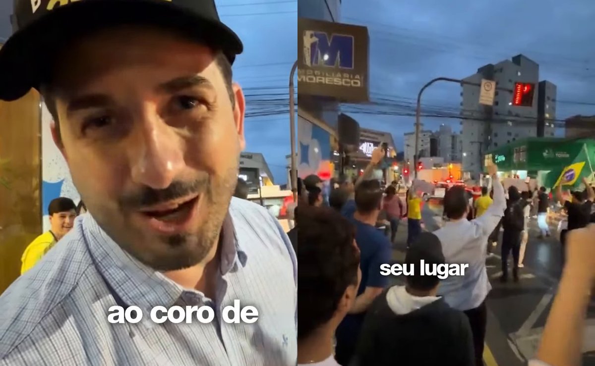 “Meia dúzia de gato pingado”: prefeito André Vechi provoca petistas durante ato pró-Flávio Bolsonaro em Brusque