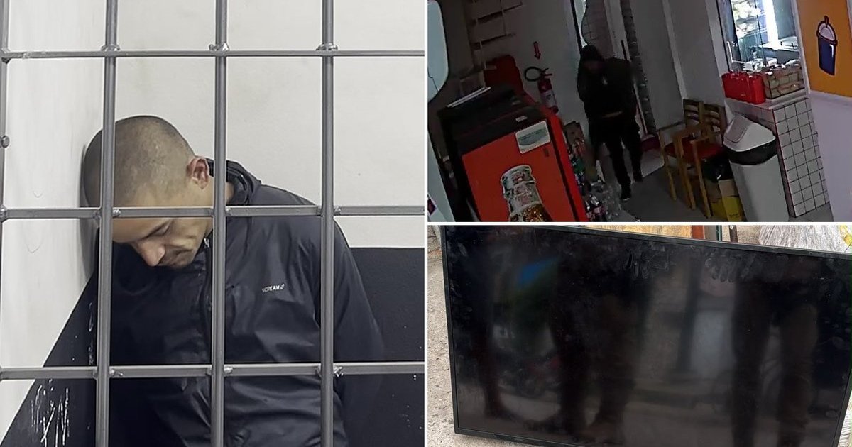 “Tava louco de droga”: preso por furtar TVs em Florianópolis diz que não se lembra do furto