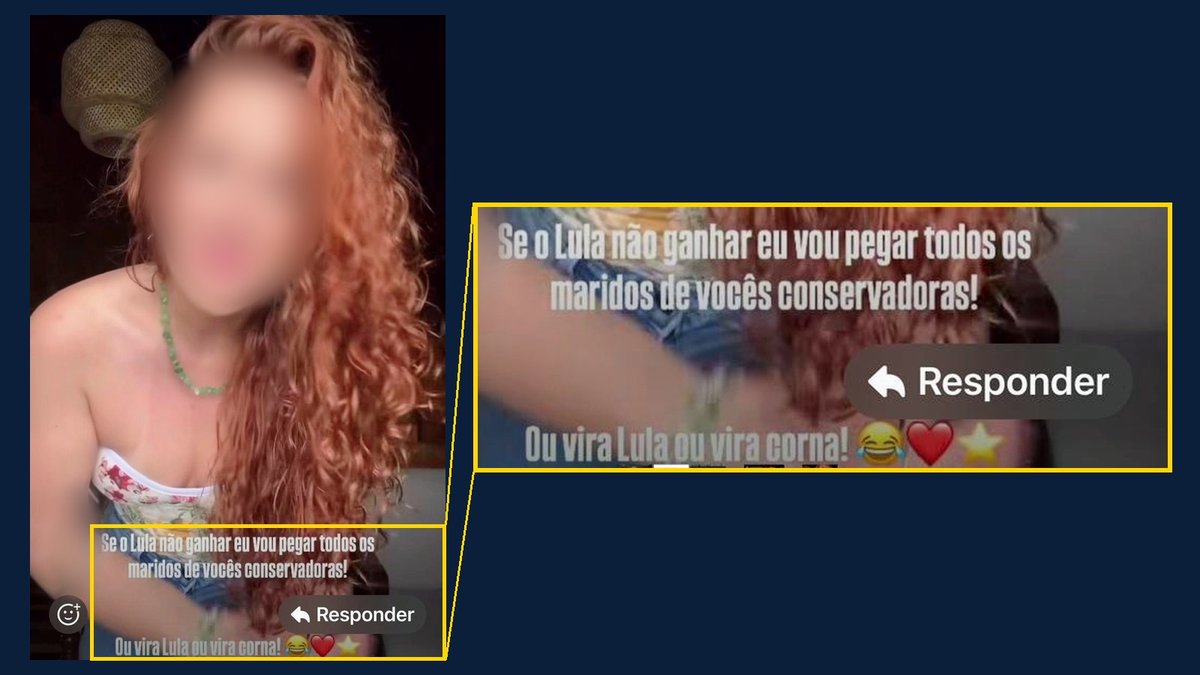 “Ou vira Lula ou vira corna”: professora de escola estadual em SC manda recado a conservadoras no story