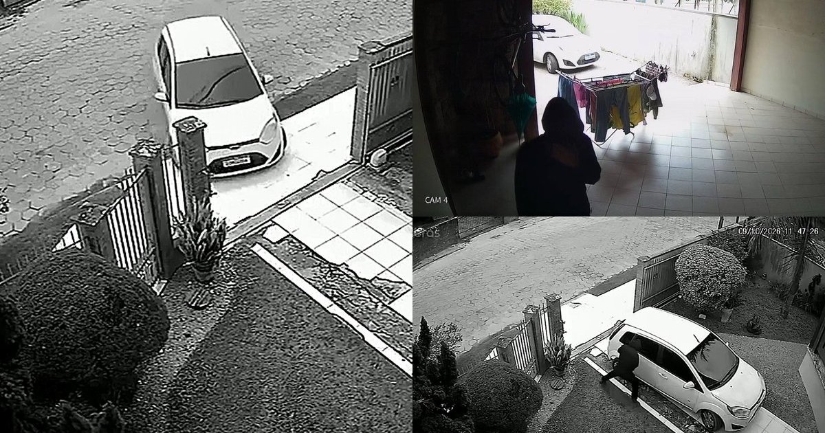 Atrás de malote de dinheiro, bandidos invadem casa e amarram as mãos de mulher em Tijucas