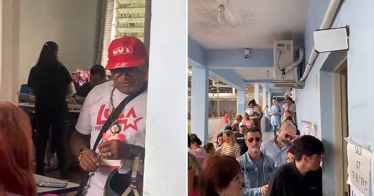 Com camiseta do Lula, suposto fiscal é filmado dentro de seção eleitoral em Blumenau