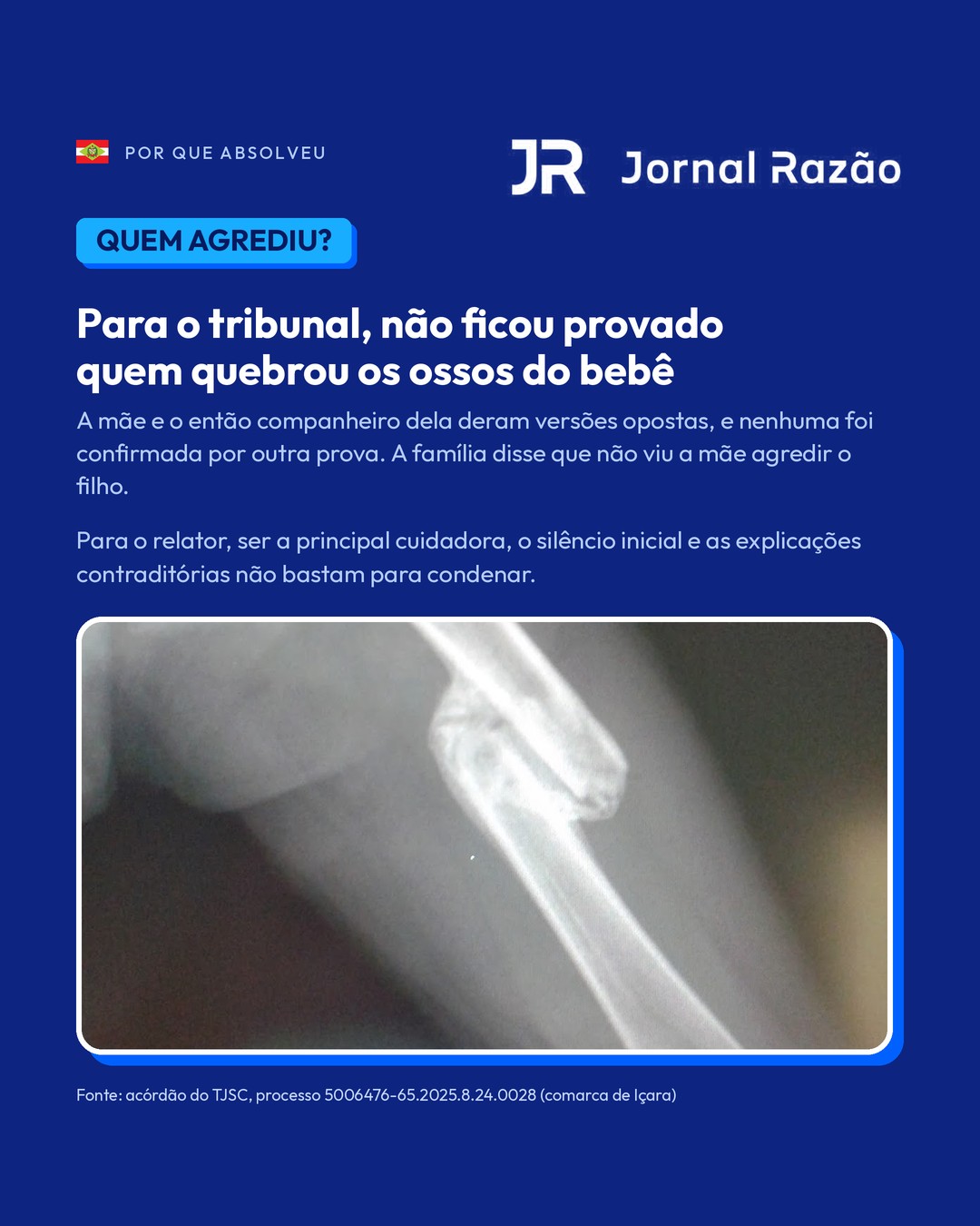Para o tribunal, não ficou provado quem agrediu o bebê