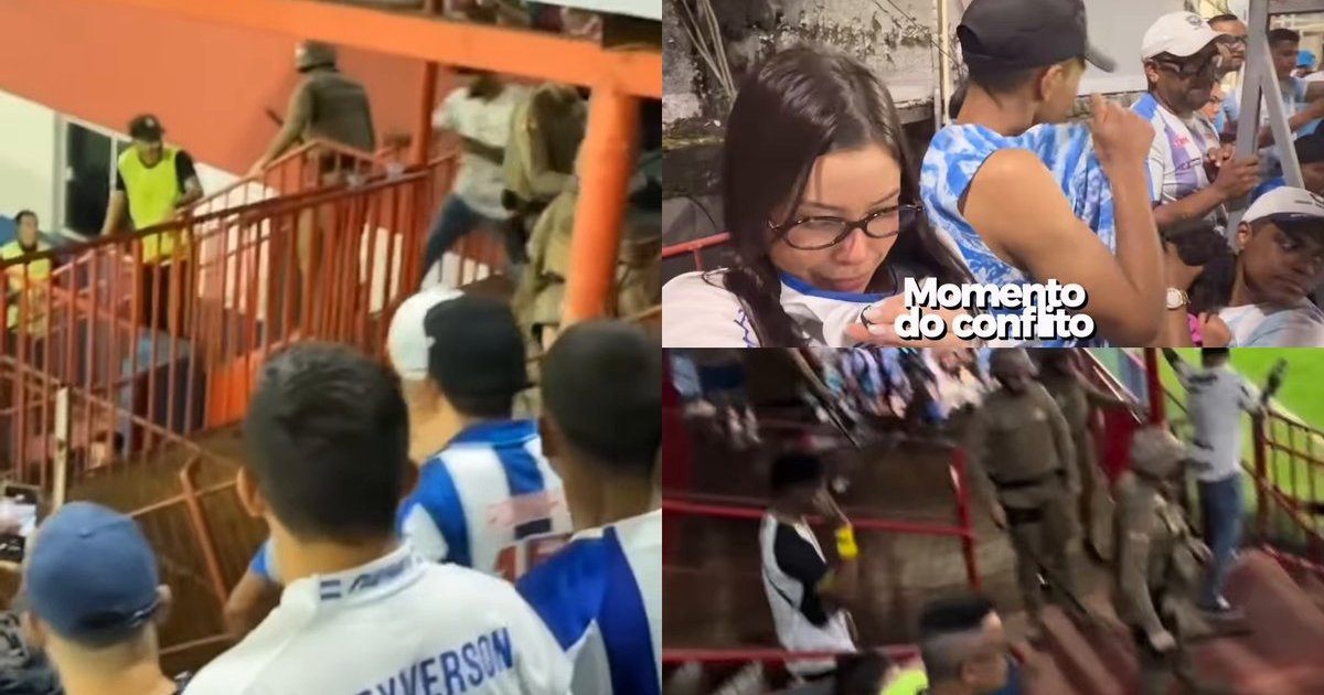 Torcedores do Paysandu vindos do Pará se envolvem em confusão em SC e dizem ter sido chamados de “índio”