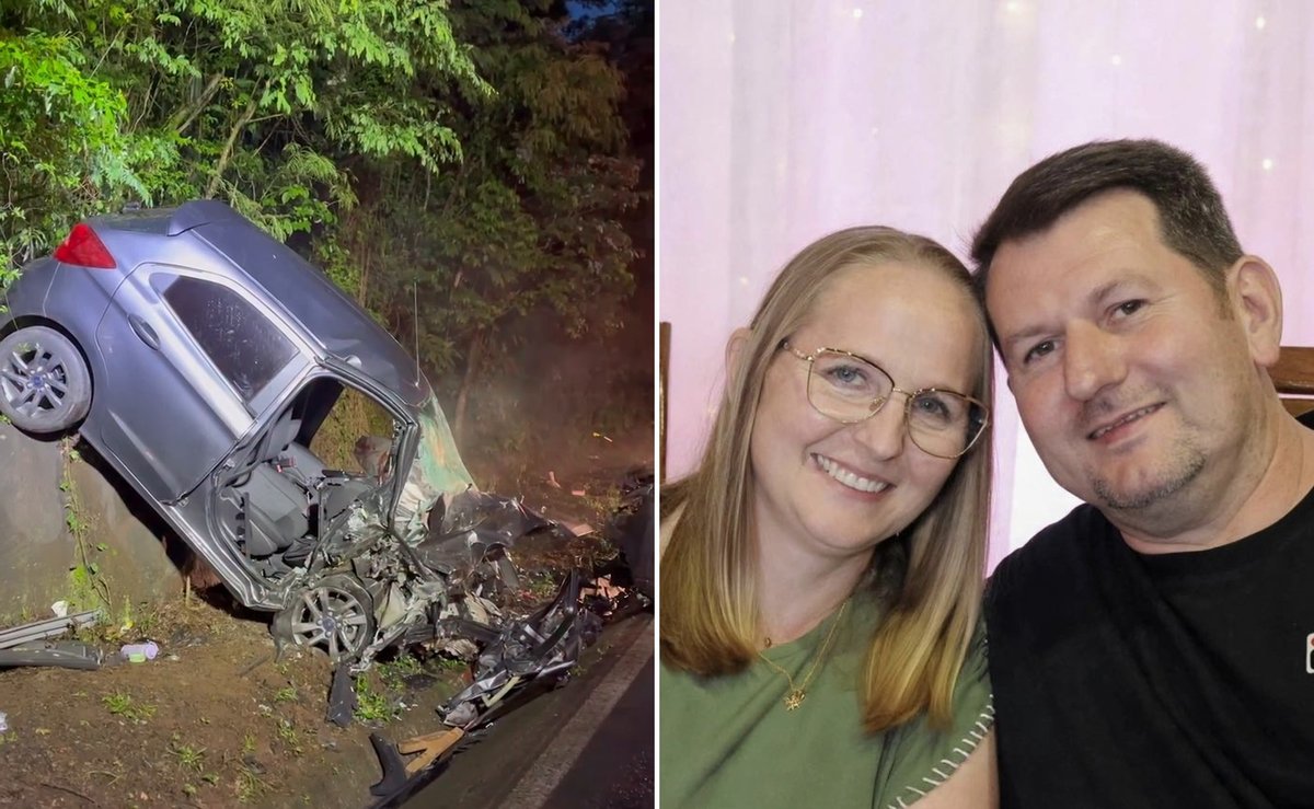 Tragédia na BR-282 deixa casal morto em Santa Catarina