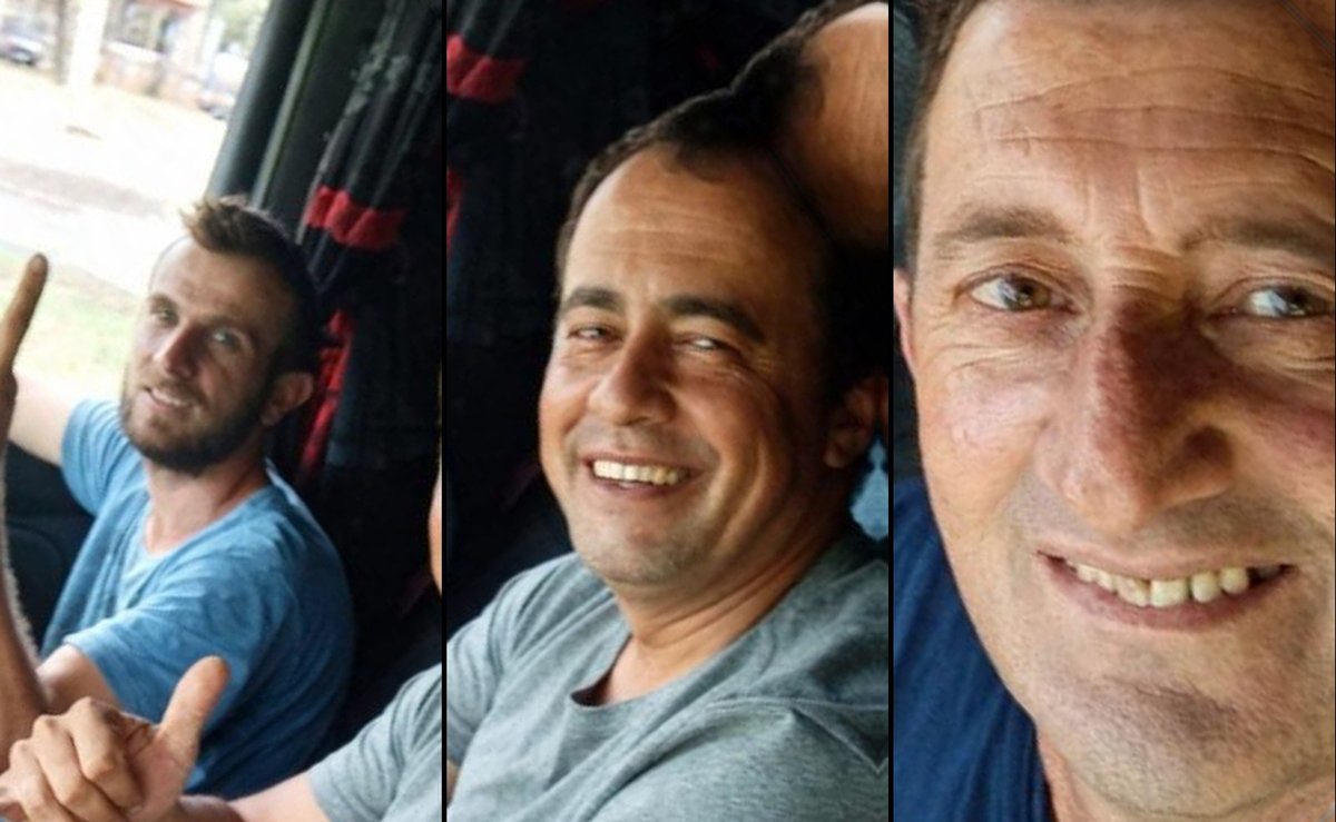 Três amigos caminhoneiros, uma selfie e três mortes na BR-470: “agora estão juntos no céu”